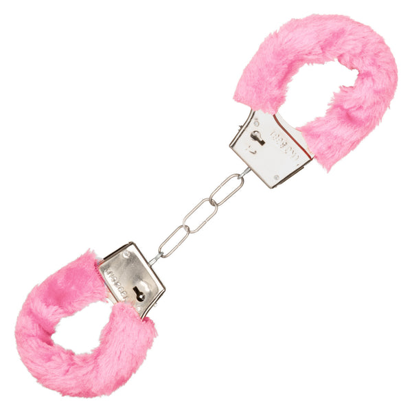 CalExotics Playful Furry Cuffs - Pink - Extreme Toyz Singapore - https://extremetoyz.com.sg - Sex Toys and Lingerie Online Store - Bondage Gear / Vibrators / Electrosex Toys / Wireless Remote Control Vibes / Sexy Lingerie and Role Play / BDSM / Dungeon Furnitures / Dildos and Strap Ons &nbsp;/ Anal and Prostate Massagers / Anal Douche and Cleaning Aide / Delay Sprays and Gels / Lubricants and more...