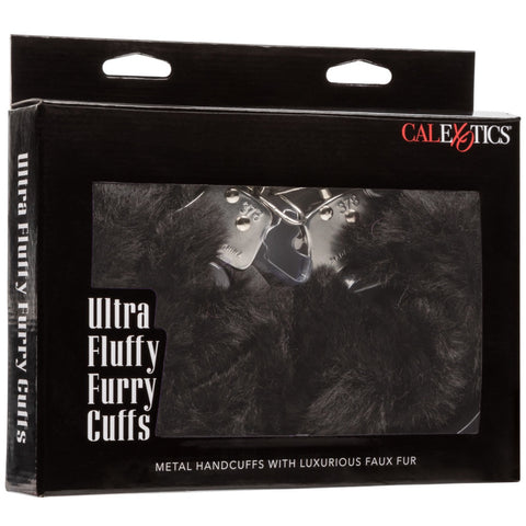 CalExotics Playful Cuffs Ultra Fluffy Furry Cuffs - Black - Extreme Toyz Singapore - https://extremetoyz.com.sg - Sex Toys and Lingerie Online Store - Bondage Gear / Vibrators / Electrosex Toys / Wireless Remote Control Vibes / Sexy Lingerie and Role Play / BDSM / Dungeon Furnitures / Dildos and Strap Ons &nbsp;/ Anal and Prostate Massagers / Anal Douche and Cleaning Aide / Delay Sprays and Gels / Lubricants and more...