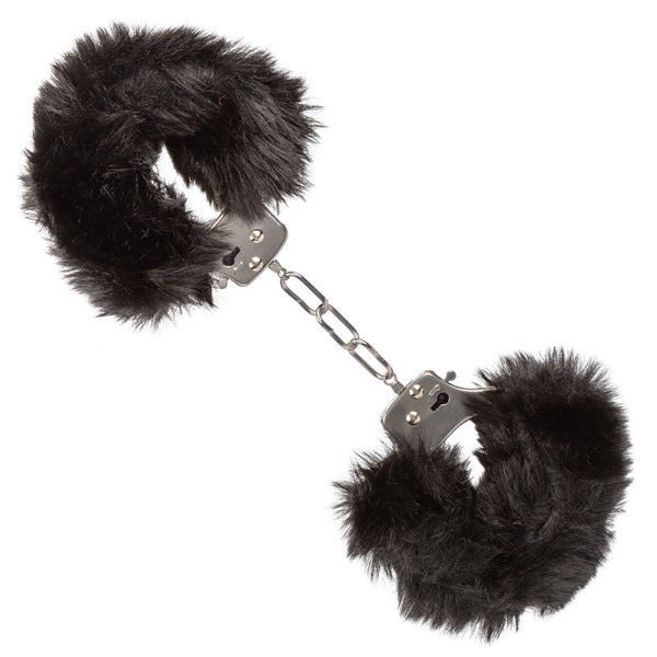 CalExotics Playful Cuffs Ultra Fluffy Furry Cuffs - Black - Extreme Toyz Singapore - https://extremetoyz.com.sg - Sex Toys and Lingerie Online Store - Bondage Gear / Vibrators / Electrosex Toys / Wireless Remote Control Vibes / Sexy Lingerie and Role Play / BDSM / Dungeon Furnitures / Dildos and Strap Ons &nbsp;/ Anal and Prostate Massagers / Anal Douche and Cleaning Aide / Delay Sprays and Gels / Lubricants and more...