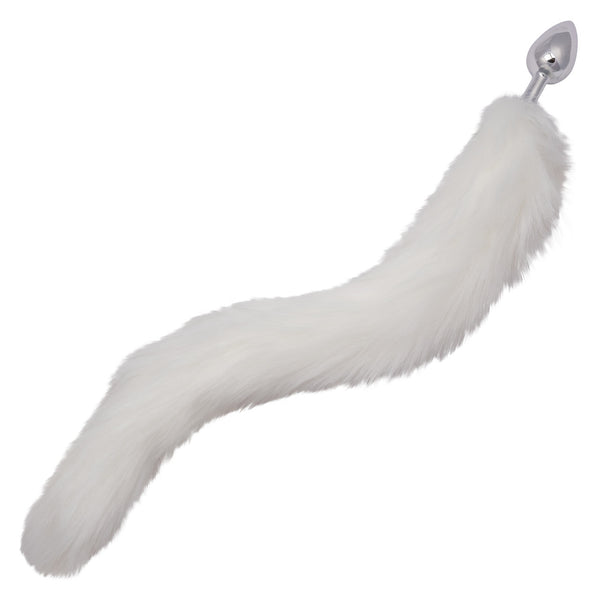 CalExotics Running Wild White Tail Butt Plug - Extreme Toyz Singapore - https://extremetoyz.com.sg - Sex Toys and Lingerie Online Store - Bondage Gear / Vibrators / Electrosex Toys / Wireless Remote Control Vibes / Sexy Lingerie and Role Play / BDSM / Dungeon Furnitures / Dildos and Strap Ons &nbsp;/ Anal and Prostate Massagers / Anal Douche and Cleaning Aide / Delay Sprays and Gels / Lubricants and more...  