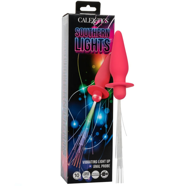 CalExotics Southern Lights Vibrating Light Up Anal Probe - Pink - Extreme Toyz Singapore - https://extremetoyz.com.sg - Sex Toys and Lingerie Online Store - Bondage Gear / Vibrators / Electrosex Toys / Wireless Remote Control Vibes / Sexy Lingerie and Role Play / BDSM / Dungeon Furnitures / Dildos and Strap Ons &nbsp;/ Anal and Prostate Massagers / Anal Douche and Cleaning Aide / Delay Sprays and Gels / Lubricants and more...