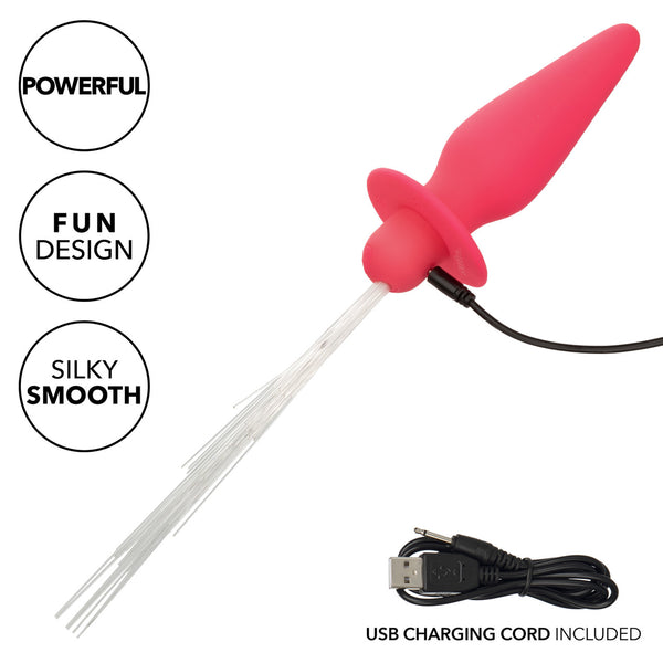 CalExotics Southern Lights Vibrating Light Up Anal Probe - Pink - Extreme Toyz Singapore - https://extremetoyz.com.sg - Sex Toys and Lingerie Online Store - Bondage Gear / Vibrators / Electrosex Toys / Wireless Remote Control Vibes / Sexy Lingerie and Role Play / BDSM / Dungeon Furnitures / Dildos and Strap Ons &nbsp;/ Anal and Prostate Massagers / Anal Douche and Cleaning Aide / Delay Sprays and Gels / Lubricants and more...