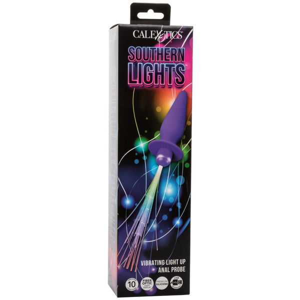 CalExotics Southern Lights Vibrating Light Up Anal Probe - Purple - Extreme Toyz Singapore - https://extremetoyz.com.sg - Sex Toys and Lingerie Online Store - Bondage Gear / Vibrators / Electrosex Toys / Wireless Remote Control Vibes / Sexy Lingerie and Role Play / BDSM / Dungeon Furnitures / Dildos and Strap Ons &nbsp;/ Anal and Prostate Massagers / Anal Douche and Cleaning Aide / Delay Sprays and Gels / Lubricants and more...