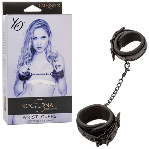 CalExotics Nocturnal Collection Heavy Duty Wrist Cuffs - Extreme Toyz Singapore - https://extremetoyz.com.sg - Sex Toys and Lingerie Online Store - Bondage Gear / Vibrators / Electrosex Toys / Wireless Remote Control Vibes / Sexy Lingerie and Role Play / BDSM / Dungeon Furnitures / Dildos and Strap Ons &nbsp;/ Anal and Prostate Massagers / Anal Douche and Cleaning Aide / Delay Sprays and Gels / Lubricants and more...