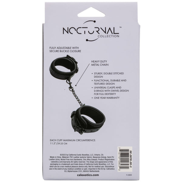 CalExotics Nocturnal Collection Heavy Duty Ankle Cuffs - Extreme Toyz Singapore - https://extremetoyz.com.sg - Sex Toys and Lingerie Online Store - Bondage Gear / Vibrators / Electrosex Toys / Wireless Remote Control Vibes / Sexy Lingerie and Role Play / BDSM / Dungeon Furnitures / Dildos and Strap Ons &nbsp;/ Anal and Prostate Massagers / Anal Douche and Cleaning Aide / Delay Sprays and Gels / Lubricants and more...