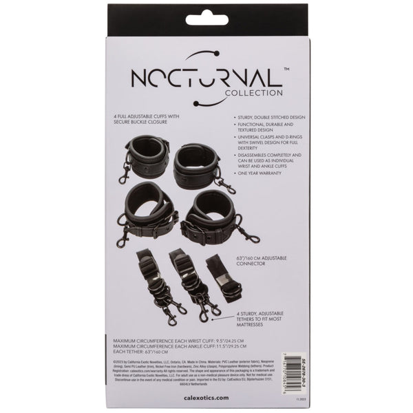 CalExotics Nocturnal Collection Heavy Duty Bed Restraints - Extreme Toyz Singapore - https://extremetoyz.com.sg - Sex Toys and Lingerie Online Store - Bondage Gear / Vibrators / Electrosex Toys / Wireless Remote Control Vibes / Sexy Lingerie and Role Play / BDSM / Dungeon Furnitures / Dildos and Strap Ons &nbsp;/ Anal and Prostate Massagers / Anal Douche and Cleaning Aide / Delay Sprays and Gels / Lubricants and more...