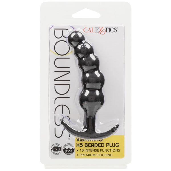 Boundless Rechargeable Vibrating X5 Beaded Plug