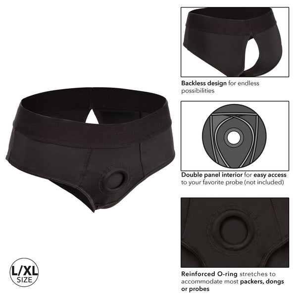 CalExotics Boundless Backless Brief (2 Sizes Available) - Extreme Toyz Singapore - https://extremetoyz.com.sg - Sex Toys and Lingerie Online Store - Bondage Gear / Vibrators / Electrosex Toys / Wireless Remote Control Vibes / Sexy Lingerie and Role Play / BDSM / Dungeon Furnitures / Dildos and Strap Ons &nbsp;/ Anal and Prostate Massagers / Anal Douche and Cleaning Aide / Delay Sprays and Gels / Lubricants and more...