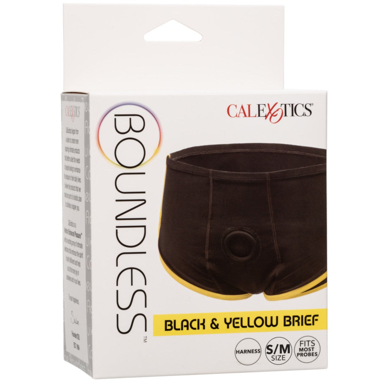 CalExotics Boundless Black & Yellow Brief (3 Sizes Available) - Extreme Toyz Singapore - https://extremetoyz.com.sg - Sex Toys and Lingerie Online Store - Bondage Gear / Vibrators / Electrosex Toys / Wireless Remote Control Vibes / Sexy Lingerie and Role Play / BDSM / Dungeon Furnitures / Dildos and Strap Ons &nbsp;/ Anal and Prostate Massagers / Anal Douche and Cleaning Aide / Delay Sprays and Gels / Lubricants and more...