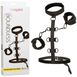 CalExotics Boundless Collar Body Restraint - Extreme Toyz Singapore - https://extremetoyz.com.sg - Sex Toys and Lingerie Online Store - Bondage Gear / Vibrators / Electrosex Toys / Wireless Remote Control Vibes / Sexy Lingerie and Role Play / BDSM / Dungeon Furnitures / Dildos and Strap Ons  / Anal and Prostate Massagers / Anal Douche and Cleaning Aide / Delay Sprays and Gels / Lubricants and more...