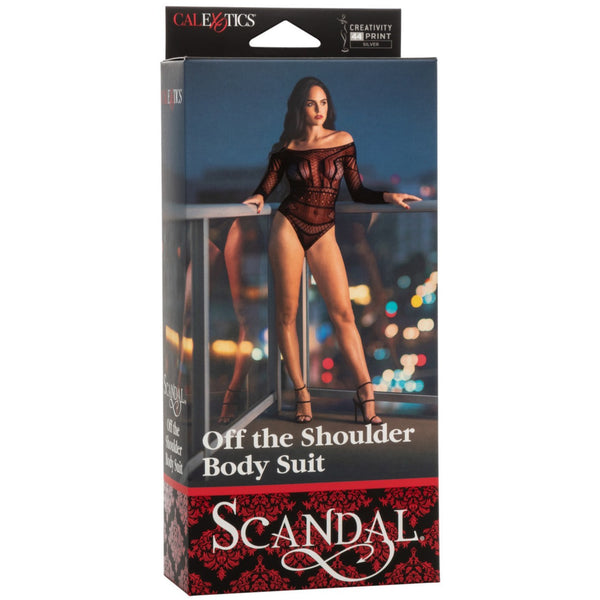 CalExotics Scandal Off the Shoulder Body Suit - Extreme Toyz Singapore - https://extremetoyz.com.sg - Sex Toys and Lingerie Online Store - Bondage Gear / Vibrators / Electrosex Toys / Wireless Remote Control Vibes / Sexy Lingerie and Role Play / BDSM / Dungeon Furnitures / Dildos and Strap Ons &nbsp;/ Anal and Prostate Massagers / Anal Douche and Cleaning Aide / Delay Sprays and Gels / Lubricants and more...