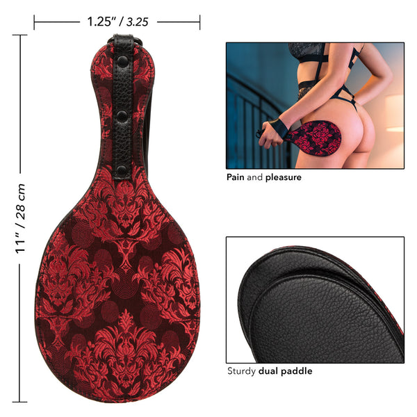CalExotics Scandal Round Double Paddle - Extreme Toyz Singapore - https://extremetoyz.com.sg - Sex Toys and Lingerie Online Store - Bondage Gear / Vibrators / Electrosex Toys / Wireless Remote Control Vibes / Sexy Lingerie and Role Play / BDSM / Dungeon Furnitures / Dildos and Strap Ons &nbsp;/ Anal and Prostate Massagers / Anal Douche and Cleaning Aide / Delay Sprays and Gels / Lubricants and more...