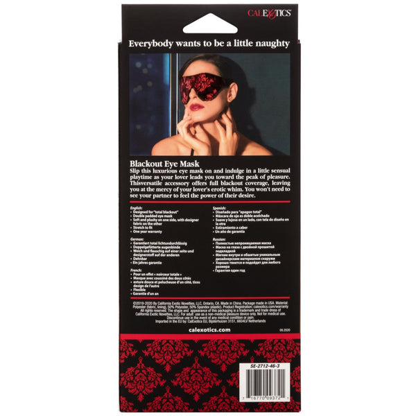 CalExotics Scandal Blackout Eye Mask - Extreme Toyz Singapore - https://extremetoyz.com.sg - Sex Toys and Lingerie Online Store - Bondage Gear / Vibrators / Electrosex Toys / Wireless Remote Control Vibes / Sexy Lingerie and Role Play / BDSM / Dungeon Furnitures / Dildos and Strap Ons &nbsp;/ Anal and Prostate Massagers / Anal Douche and Cleaning Aide / Delay Sprays and Gels / Lubricants and more...