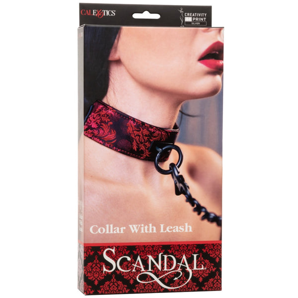 CalExotics Scandal Collar with Leash - Extreme Toyz Singapore - https://extremetoyz.com.sg - Sex Toys and Lingerie Online Store - Bondage Gear / Vibrators / Electrosex Toys / Wireless Remote Control Vibes / Sexy Lingerie and Role Play / BDSM / Dungeon Furnitures / Dildos and Strap Ons &nbsp;/ Anal and Prostate Massagers / Anal Douche and Cleaning Aide / Delay Sprays and Gels / Lubricants and more...