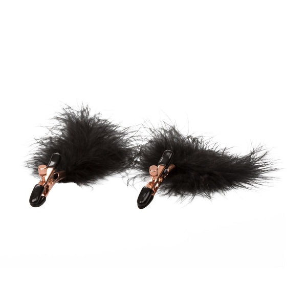 CalExotics Entice Accessories Feather Nipplettes - Extreme Toyz Singapore - https://extremetoyz.com.sg - Sex Toys and Lingerie Online Store - Bondage Gear / Vibrators / Electrosex Toys / Wireless Remote Control Vibes / Sexy Lingerie and Role Play / BDSM / Dungeon Furnitures / Dildos and Strap Ons &nbsp;/ Anal and Prostate Massagers / Anal Douche and Cleaning Aide / Delay Sprays and Gels / Lubricants and more...