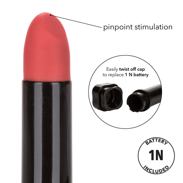 CalExotics Wireless Hide & Play Lipstick Vibrator - Red - Extreme Toyz Singapore - https://extremetoyz.com.sg - Sex Toys and Lingerie Online Store - Bondage Gear / Vibrators / Electrosex Toys / Wireless Remote Control Vibes / Sexy Lingerie and Role Play / BDSM / Dungeon Furnitures / Dildos and Strap Ons &nbsp;/ Anal and Prostate Massagers / Anal Douche and Cleaning Aide / Delay Sprays and Gels / Lubricants and more...