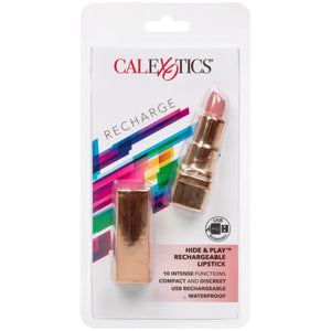 CalExotics Rechargeable Hide & Play Lipstick Vibrator - Nude - Extreme Toyz Singapore - https://extremetoyz.com.sg - Sex Toys and Lingerie Online Store - Bondage Gear / Vibrators / Electrosex Toys / Wireless Remote Control Vibes / Sexy Lingerie and Role Play / BDSM / Dungeon Furnitures / Dildos and Strap Ons &nbsp;/ Anal and Prostate Massagers / Anal Douche and Cleaning Aide / Delay Sprays and Gels / Lubricants and more...