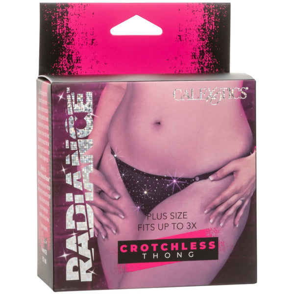 CalExotics Radiance Plus Size Crotchless Thong - Extreme Toyz Singapore - https://extremetoyz.com.sg - Sex Toys and Lingerie Online Store - Bondage Gear / Vibrators / Electrosex Toys / Wireless Remote Control Vibes / Sexy Lingerie and Role Play / BDSM / Dungeon Furnitures / Dildos and Strap Ons &nbsp;/ Anal and Prostate Massagers / Anal Douche and Cleaning Aide / Delay Sprays and Gels / Lubricants and more...