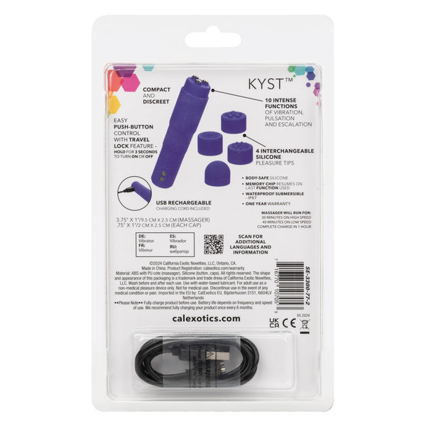 Kyst Mega-Mite Rechargeable Massager - Purple