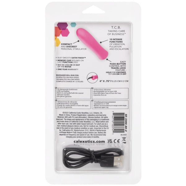 CalExotics Kyst T.C.B. Taking Care of Business Rechargeable Mini Massager - Extreme Toyz Singapore - https://extremetoyz.com.sg - Sex Toys and Lingerie Online Store - Bondage Gear / Vibrators / Electrosex Toys / Wireless Remote Control Vibes / Sexy Lingerie and Role Play / BDSM / Dungeon Furnitures / Dildos and Strap Ons &nbsp;/ Anal and Prostate Massagers / Anal Douche and Cleaning Aide / Delay Sprays and Gels / Lubricants and more...