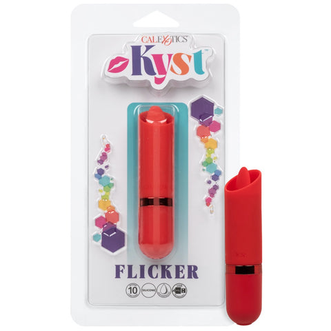 CalExotics Kyst Flicker Rechargeable Mini Licking Vibrator - Extreme Toyz Singapore - https://extremetoyz.com.sg - Sex Toys and Lingerie Online Store - Bondage Gear / Vibrators / Electrosex Toys / Wireless Remote Control Vibes / Sexy Lingerie and Role Play / BDSM / Dungeon Furnitures / Dildos and Strap Ons / Anal and Prostate Massagers / Anal Douche and Cleaning Aide / Delay Sprays and Gels / Lubricants and more...