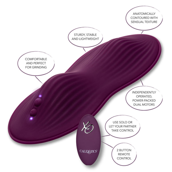 CalExotics LUST Remote Control DUAL RIDER Intense Dual Motor Vibrating Pad - Extreme Toyz Singapore - https://extremetoyz.com.sg - Sex Toys and Lingerie Online Store - Bondage Gear / Vibrators / Electrosex Toys / Wireless Remote Control Vibes / Sexy Lingerie and Role Play / BDSM / Dungeon Furnitures / Dildos and Strap Ons &nbsp;/ Anal and Prostate Massagers / Anal Douche and Cleaning Aide / Delay Sprays and Gels / Lubricants and more...