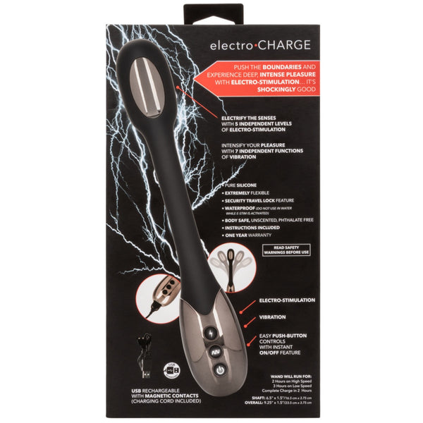 CalExotics Volt Electro-Charge Rechargeable Electrosex Vibrator - Extreme Toyz Singapore - https://extremetoyz.com.sg - Sex Toys and Lingerie Online Store