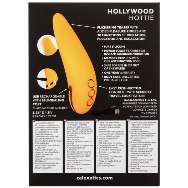 CalExotics California Dreaming Hollywood Hottie Rechargeable Massager - Extreme Toyz Singapore - https://extremetoyz.com.sg - Sex Toys and Lingerie Online Store - Bondage Gear / Vibrators / Electrosex Toys / Wireless Remote Control Vibes / Sexy Lingerie and Role Play / BDSM / Dungeon Furnitures / Dildos and Strap Ons &nbsp;/ Anal and Prostate Massagers / Anal Douche and Cleaning Aide / Delay Sprays and Gels / Lubricants and more...
