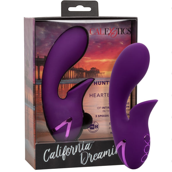 California Dreaming Huntington Beach Heartbreaker Rechargeable Clitoral Suction Vibrator