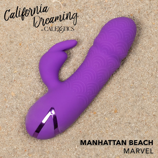 CalExotics California Dreaming Manhattan Beach Marvel Rechargeable Thrusting Vibrator - Extreme Toyz Singapore - https://extremetoyz.com.sg - Sex Toys and Lingerie Online Store - Bondage Gear / Vibrators / Electrosex Toys / Wireless Remote Control Vibes / Sexy Lingerie and Role Play / BDSM / Dungeon Furnitures / Dildos and Strap Ons &nbsp;/ Anal and Prostate Massagers / Anal Douche and Cleaning Aide / Delay Sprays and Gels / Lubricants and more...