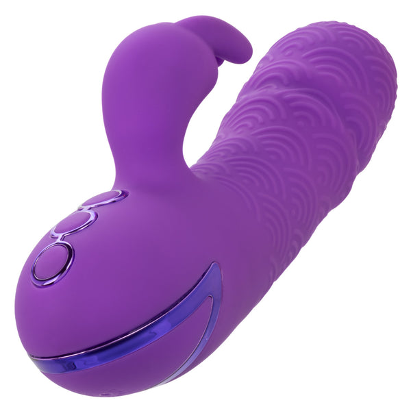 CalExotics California Dreaming Manhattan Beach Marvel Rechargeable Thrusting Vibrator - Extreme Toyz Singapore - https://extremetoyz.com.sg - Sex Toys and Lingerie Online Store - Bondage Gear / Vibrators / Electrosex Toys / Wireless Remote Control Vibes / Sexy Lingerie and Role Play / BDSM / Dungeon Furnitures / Dildos and Strap Ons &nbsp;/ Anal and Prostate Massagers / Anal Douche and Cleaning Aide / Delay Sprays and Gels / Lubricants and more...