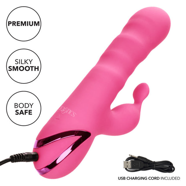 CalExotics California Dreaming Santa Barbara Surfer Rechargeable Rabbit Vibrator - Extreme Toyz Singapore - https://extremetoyz.com.sg - Sex Toys and Lingerie Online Store - Bondage Gear / Vibrators / Electrosex Toys / Wireless Remote Control Vibes / Sexy Lingerie and Role Play / BDSM / Dungeon Furnitures / Dildos and Strap Ons &nbsp;/ Anal and Prostate Massagers / Anal Douche and Cleaning Aide / Delay Sprays and Gels / Lubricants and more...