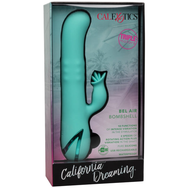 CalExotics California Dreaming Bel Air Bombshell Rechargeable Rotating Beads Vibrator - Extreme Toyz Singapore - https://extremetoyz.com.sg - Sex Toys and Lingerie Online Store - Bondage Gear / Vibrators / Electrosex Toys / Wireless Remote Control Vibes / Sexy Lingerie and Role Play / BDSM / Dungeon Furnitures / Dildos and Strap Ons &nbsp;/ Anal and Prostate Massagers / Anal Douche and Cleaning Aide / Delay Sprays and Gels / Lubricants and more...