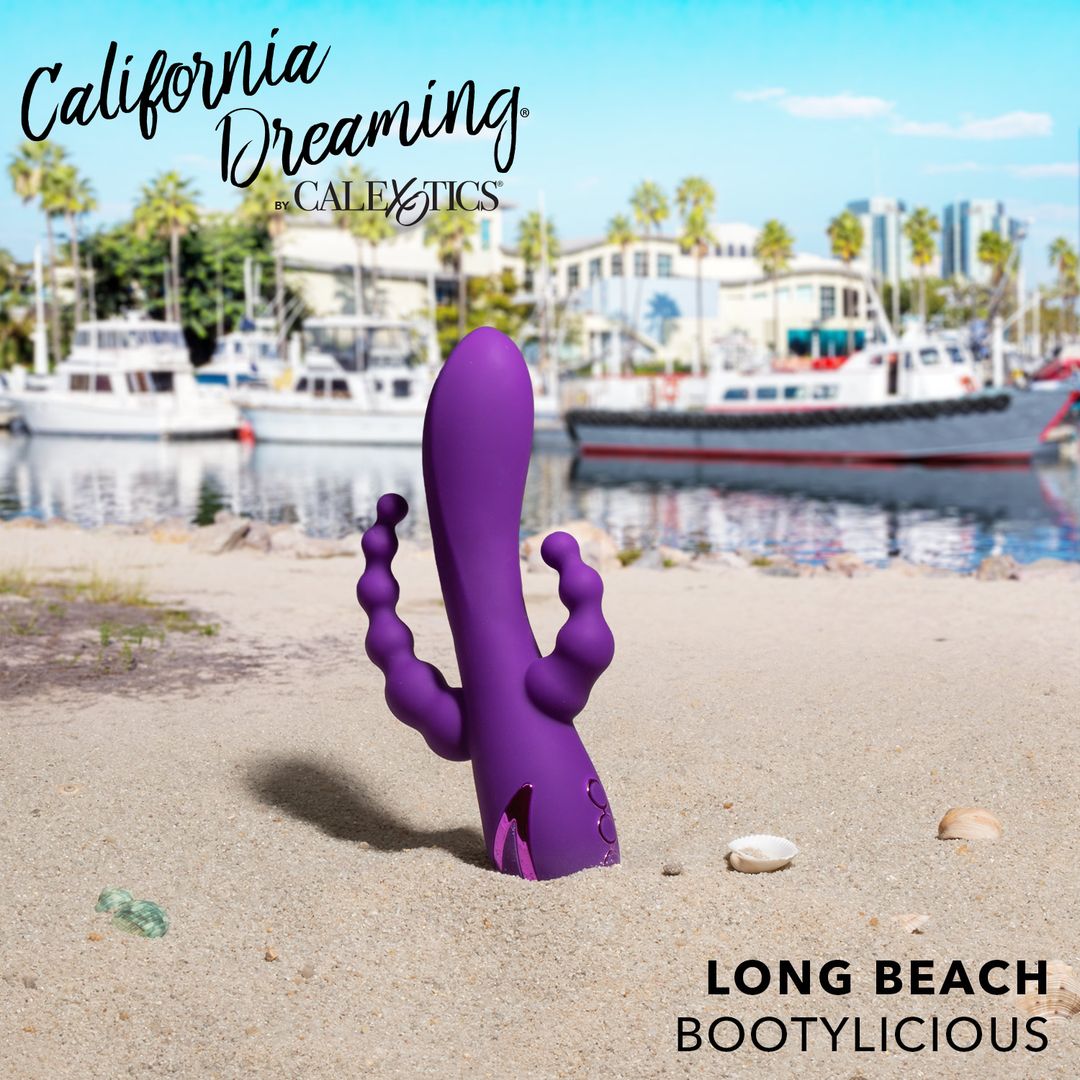 California Dreaming Long Beach Bootylicious Rechargeable Triple Action Vibrator