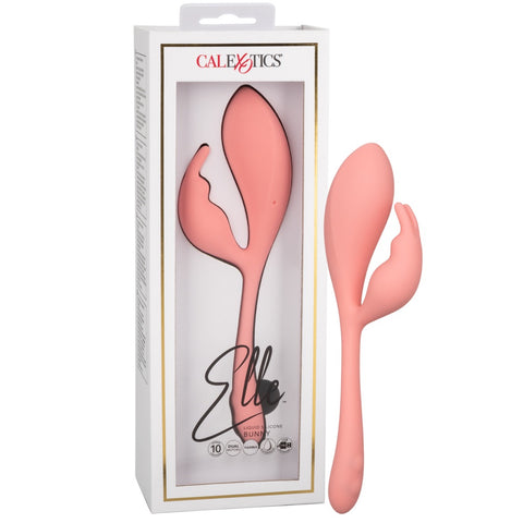 CalExotics Elle Liquid Silicone Bunny Rechargeable Vibrator - Extreme Toyz Singapore - https://extremetoyz.com.sg - Sex Toys and Lingerie Online Store - Bondage Gear / Vibrators / Electrosex Toys / Wireless Remote Control Vibes / Sexy Lingerie and Role Play / BDSM / Dungeon Furnitures / Dildos and Strap Ons &nbsp;/ Anal and Prostate Massagers / Anal Douche and Cleaning Aide / Delay Sprays and Gels / Lubricants and more...