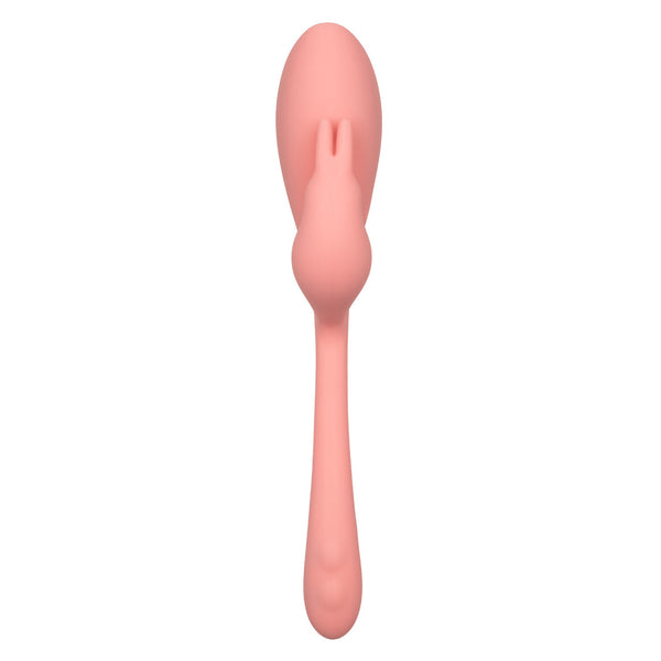 CalExotics Elle Liquid Silicone Bunny Rechargeable Vibrator - Extreme Toyz Singapore - https://extremetoyz.com.sg - Sex Toys and Lingerie Online Store - Bondage Gear / Vibrators / Electrosex Toys / Wireless Remote Control Vibes / Sexy Lingerie and Role Play / BDSM / Dungeon Furnitures / Dildos and Strap Ons &nbsp;/ Anal and Prostate Massagers / Anal Douche and Cleaning Aide / Delay Sprays and Gels / Lubricants and more...