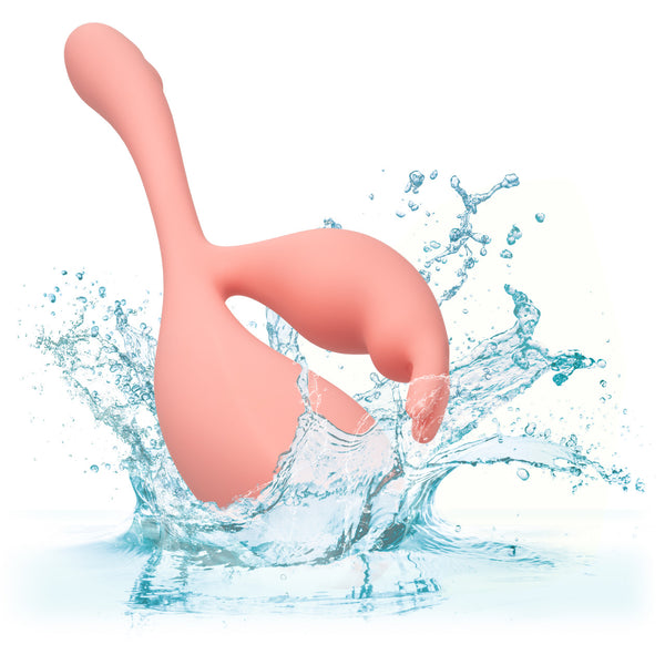 CalExotics Elle Liquid Silicone Bunny Rechargeable Vibrator - Extreme Toyz Singapore - https://extremetoyz.com.sg - Sex Toys and Lingerie Online Store - Bondage Gear / Vibrators / Electrosex Toys / Wireless Remote Control Vibes / Sexy Lingerie and Role Play / BDSM / Dungeon Furnitures / Dildos and Strap Ons &nbsp;/ Anal and Prostate Massagers / Anal Douche and Cleaning Aide / Delay Sprays and Gels / Lubricants and more...