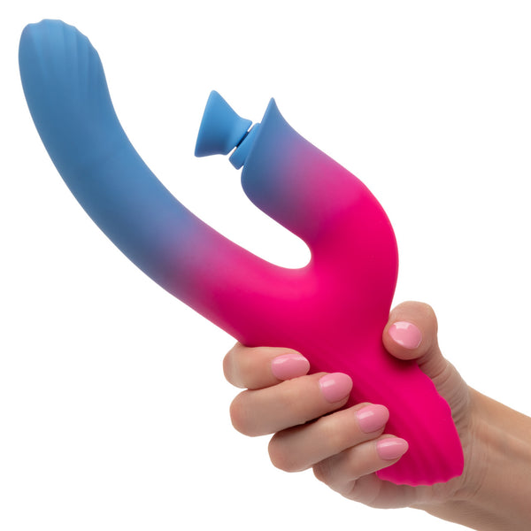 Elation Dual Stimulator with Suction Rechargeable Silicone Vibrator