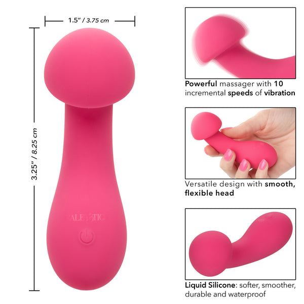 CalExotics Liquid Silicone Pixies Exciter Rechargeable Flexible Head Massager - Extreme Toyz Singapore - https://extremetoyz.com.sg - Sex Toys and Lingerie Online Store - Bondage Gear / Vibrators / Electrosex Toys / Wireless Remote Control Vibes / Sexy Lingerie and Role Play / BDSM / Dungeon Furnitures / Dildos and Strap Ons &nbsp;/ Anal and Prostate Massagers / Anal Douche and Cleaning Aide / Delay Sprays and Gels / Lubricants and more...