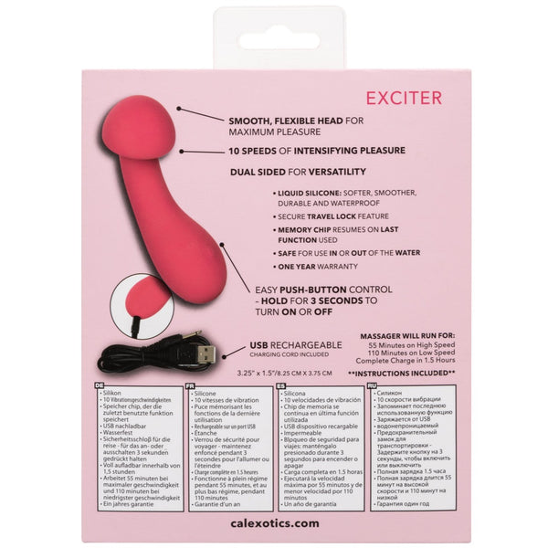 CalExotics Liquid Silicone Pixies Exciter Rechargeable Flexible Head Massager - Extreme Toyz Singapore - https://extremetoyz.com.sg - Sex Toys and Lingerie Online Store - Bondage Gear / Vibrators / Electrosex Toys / Wireless Remote Control Vibes / Sexy Lingerie and Role Play / BDSM / Dungeon Furnitures / Dildos and Strap Ons &nbsp;/ Anal and Prostate Massagers / Anal Douche and Cleaning Aide / Delay Sprays and Gels / Lubricants and more...