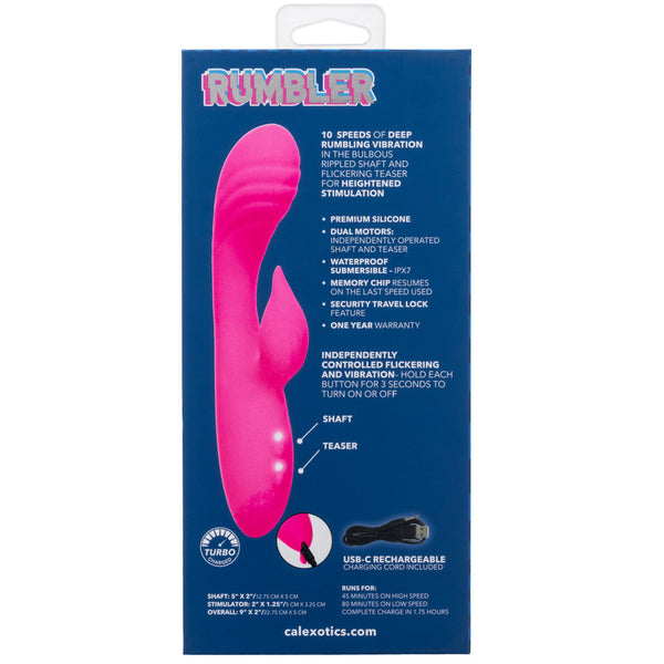 Rumbler Rumble Duo Dual Motors 10 Speeds Waterproof Rechargeable Vibrator