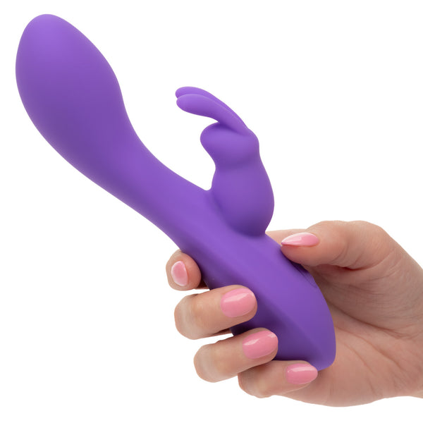 Flex Bend & Hold Double Rumbler Rechargeable Liquid Silicone Rabbit Vibrator