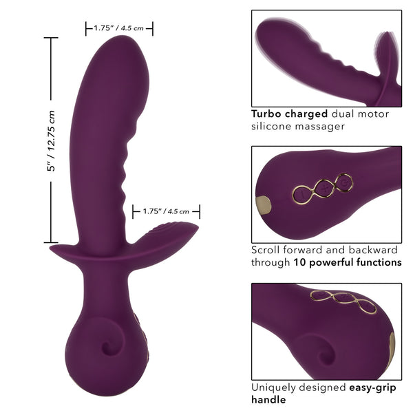 Obsession Lover Rechargeable Turbo-Charged Dual Vibrator