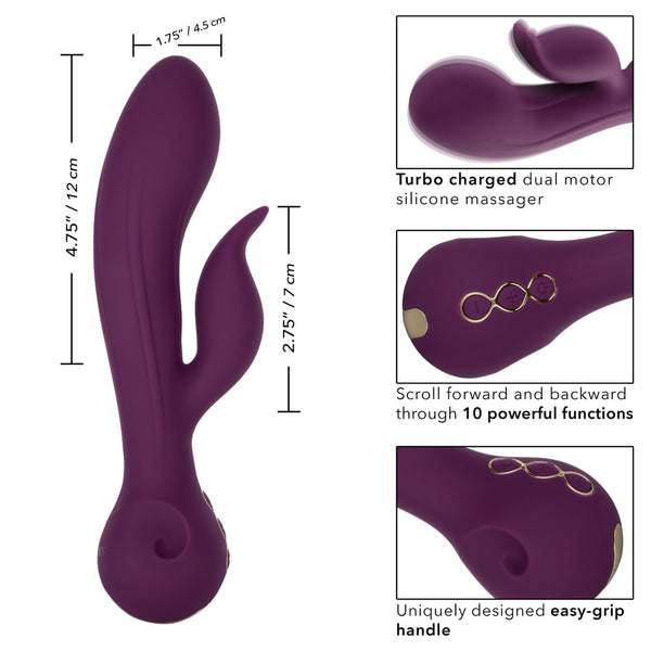 Obsession Desire Rechargeable Turbo-Charged Dual Vibrator