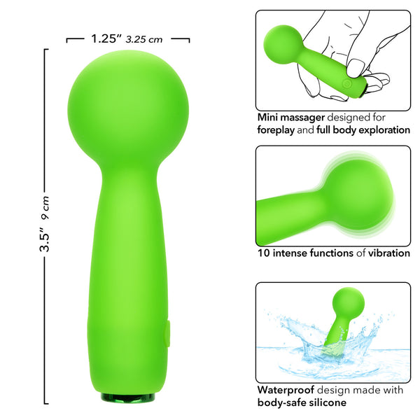 CalExotics Neon Vibes The Bubbly Vibe Rechargeable Mini Massager - Extreme Toyz Singapore - https://extremetoyz.com.sg - Sex Toys and Lingerie Online Store - Bondage Gear / Vibrators / Electrosex Toys / Wireless Remote Control Vibes / Sexy Lingerie and Role Play / BDSM / Dungeon Furnitures / Dildos and Strap Ons &nbsp;/ Anal and Prostate Massagers / Anal Douche and Cleaning Aide / Delay Sprays and Gels / Lubricants and more...