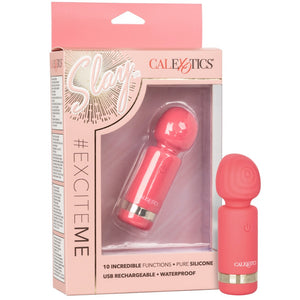 CalExotics Slay #ExciteMe 10 Functions Silicone Rechargeable Vibrator - Extreme Toyz Singapore - https://extremetoyz.com.sg - Sex Toys and Lingerie Online Store