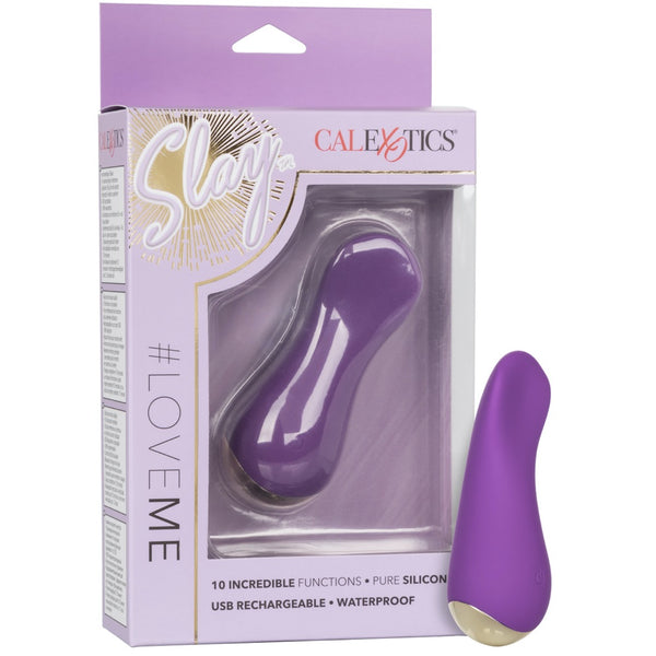 CalExotics Slay #LoveMe  Rechargeable Mini Vibrator - Extreme Toyz Singapore - https://extremetoyz.com.sg - Sex Toys and Lingerie Online Store - Bondage Gear / Vibrators / Electrosex Toys / Wireless Remote Control Vibes / Sexy Lingerie and Role Play / BDSM / Dungeon Furnitures / Dildos and Strap Ons &nbsp;/ Anal and Prostate Massagers / Anal Douche and Cleaning Aide / Delay Sprays and Gels / Lubricants and more...