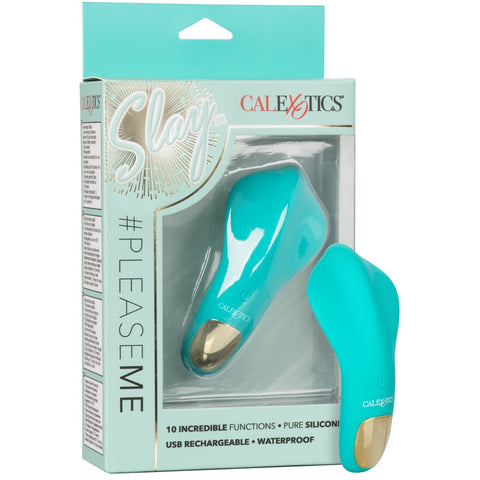 CalExotics Slay #PleaseMe 10 Functions Rechargeable Clitoral Vibrator - Extreme Toyz Singapore - https://extremetoyz.com.sg - Sex Toys and Lingerie Online Store