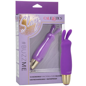 CalExotics Slay #BuzzMe Rechargeable Mini Rabbit Vibrator - Extreme Toyz Singapore - https://extremetoyz.com.sg - Sex Toys and Lingerie Online Store 