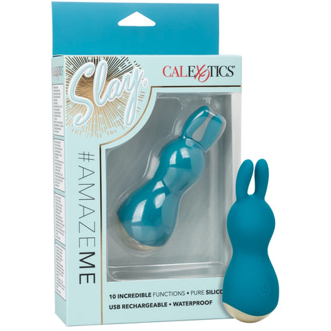 CalExotics Slay #AmazeMe Rechargeable Mini Rabbit Vibrator - Extreme Toyz Singapore - https://extremetoyz.com.sg - Sex Toys and Lingerie Online Store